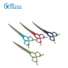 Multiple color curved scissors dog grooming, new arrival pet grooming scissors