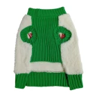 Dog Clothing Pet Warm Dog Cat Sweater Clothing Winter Turtleneck Knitted Pet Cat Puppy Christmas Costume