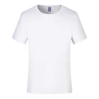 Custom Plain Men's Quick Dry T Shirt for Sports O-Collar Marathen Mesh white t-shirt with printed logo