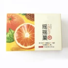 wholesale black cardboard Fruit packaging box with uv varnished