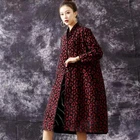 winter and autumn long parkas fur women Wool O-Neck jackets ladies coats formal suits designs