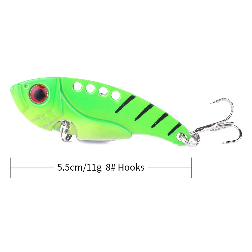 hengjia fishing lures metal blade vibration 5.5 cm 11g vib lures