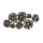 Iron Magi Home Wholesale Metal Flower Wall Decoration Hollow Abstract Sculpture Art