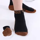 Custom Men's Sport Ankle Copper Fiber Socks