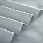 Simple solid color home textile kit, plain brushed quilt cover, 3 pieces king size adult bedding set