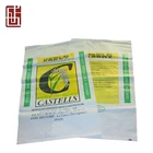 25kg China PP woven single side printed laminated BOPP film 25kg rice container bag