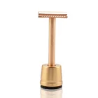 Womens Lady Girl BIC Matte Gold Black Shaver Razor