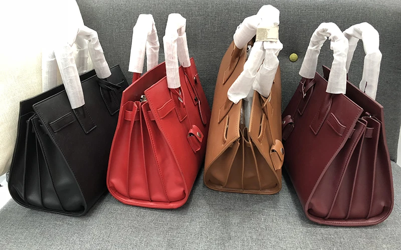 Fashion designer handbags tote bags luxury custom women leather handbag  from China factory wholesale market EMG5711