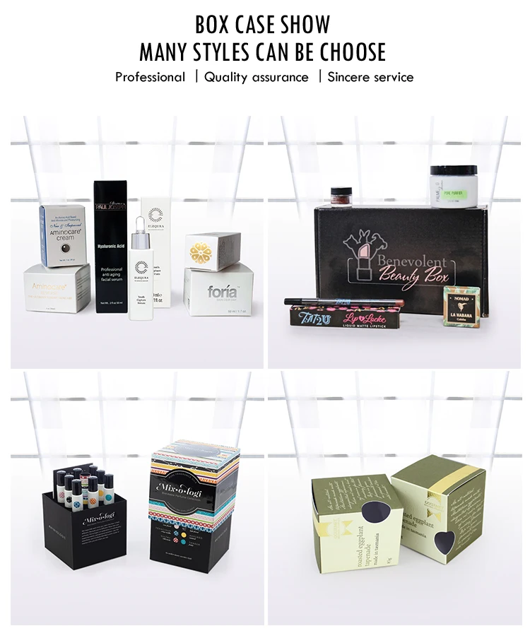 factory custom cosmetic paper box packaging cosmetic gift box