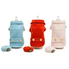 Dog Coat High Quality Durable Warm Winter Hooded Pet Dog Clothes Small Pet Cotton Padded Tweed Coat Jackets