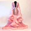 /product-detail/wholesale-pink-plus-size-young-ladies-sheer-chiffon-lace-lingerie-sexy-femme-underwear-sleepwear-robes-with-fur-corset-62328180799.html