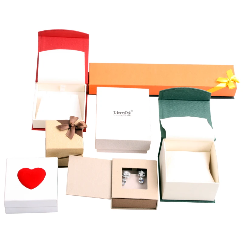 cardboard custom made colorful handmade jewelry packaging box