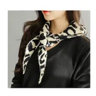 Fashion leopard knit triangle scarf multi-functional shawl quality scarf women