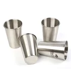 Wholesale Lightweight Mini Size Cafe Stainless Steel Metal Wine Cup for Coffee