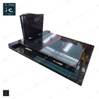 Custo-made Tombstone Black Granite Tombstone and Monument Black Granite Headstones Headstones Monuments Tombstone