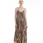 Fashion Design Ladies Beach Wear Sexy Prom Women V-Neck Party Printed Slip dresses