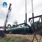 DINGKE 16 inch hydraulic cutter suction sand pump dredger for sand dredging from river, sea, port