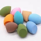 Manufacturers direct marketing custom gourd water drop oblique cut powder puff makeup tools blender sponge non-latex