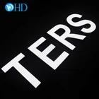 outdoor advertising custom led light aluminum channel letter with trim cap