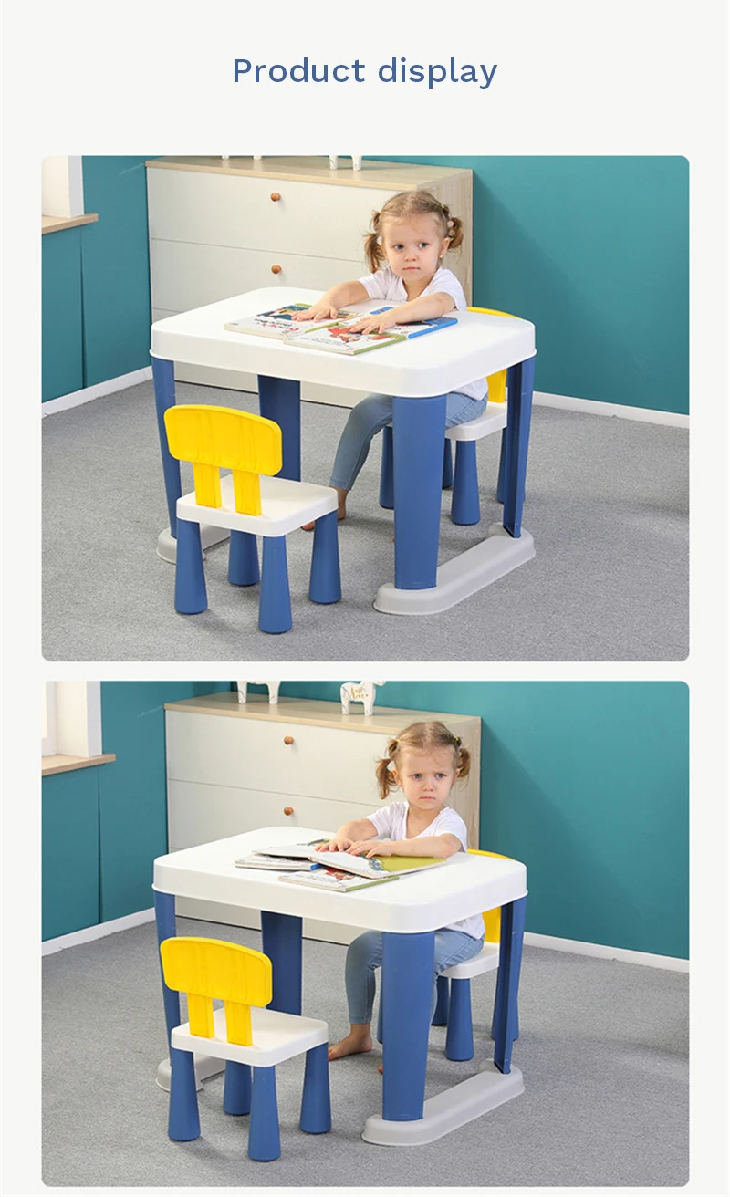 product feelkids hot sale children furniture sets plastic table and chair-6