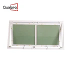 Aluminum alloy inlay louvered access panel inspection door