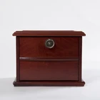 Wholesale Eco-Friendly Custom clamshell small wooden jewelry box