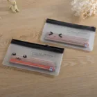 Eco Friendly Office School Kids Stationery Set Pvc Bag Transparent Pencil Pouch Bag For Promotion