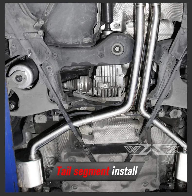 Exhaust Pipes Muffler Catback For AUDI A6 A7 A8 2011-2022 Stainless Steel Exhaust Cat-back with Electronic Valve Control