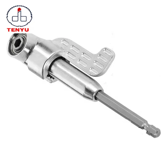 KATUR 105 Degr/és Angle Droit 1//4 Douille Rallonge dangle Outil avec Aimant Fort et 4 pcs Tournevis Phillips