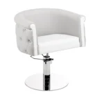 Modern White Reclining Styling Salon Barber Chairs