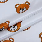 high quality 100%polyester printed Spandex Silk satin fabric for garment wedding