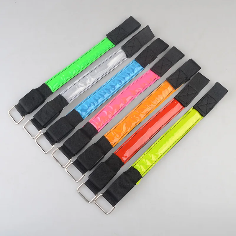 Hand Strap Wristband LED Safety Reflective Light Shine Flash Glowing Luminous Armband Arm Belt Band Wrist Support