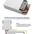 To Dc Converter 48v To 12v Step Down Converter Constant Voltage IP67 Step Up 5A 12v To 48v Dc Dc Converter