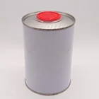 500 ml white aluminum jar,tinplate round metal tin engine oil can
