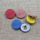 Plating Snap Metal Button Factory Customized Color 15mm Metal Snap Button For Clothing