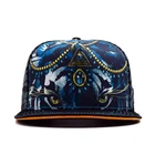 High Quality 5 Panels Digital Printing Hemp Hat with Embroidery