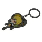 Promotional Souvenir Personalized Custom Metal Black Nickel Gift Keychain Key Ring