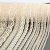 100% Cotton Stretch Lace Fabric Dubai Embroidery Lace Trim For Clothes