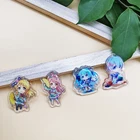 custom printed acrylic charms,printed acrylic anime keychain cartoon keychain