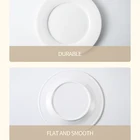 One-Stop Service 10 8 12 Inch Customized Dinner Plates Cheap White For Restaurant Porcelain