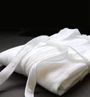 China sells high quality hotel chevalier linen waffle fabric bathrobe cotton