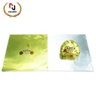 Gold printed smooth surface aluminum foil for DIY Candies and cheese Packaging by Party Wedding food contact