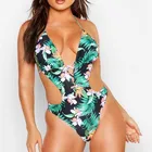 2020 new style women seamless swimwear custom digital printing swimwear bikini