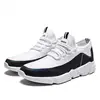 Mens Casual Sports Shoes Studded Zipper White Shoes Men Sneakers