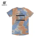 2020 Fashion Trendy loose Short Sleeves tshirt , Wholesale color-blocked print mens t shirt