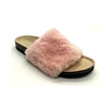 TF STAR Comfortable Women Fur House Slides Slippers Cork Sandals Shoes