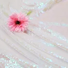 50x80 Inch Rectangle Iridescent Sequin Tablecloth For Wedding Table Cloth Party Reception Events In UK