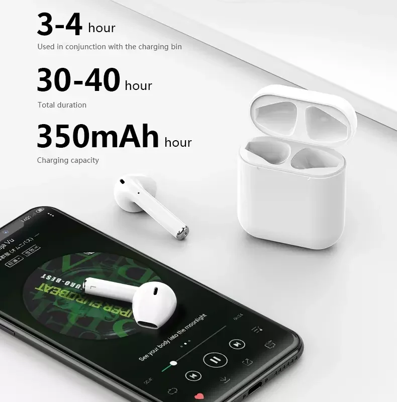 Orginal factory cheap price amazon hot seller 2019 waterproof wireless earbuds i12 tws mini bluetooth 5.0 tws - ANKUX.COM