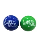VIA High bouncy solid rubber ball 49mm Custom Logo And Size Rubber Bounce Ball Games Ball Promotional Toys For Kids
