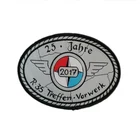 Custom Logo Garment Labels Woven Label Patch Embroidery Badge